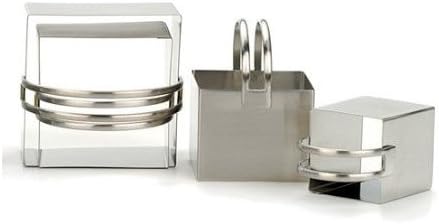 RSVP International Endurance Square Biscuit Cutters - Stainless Steel, Set of 4 | Nest for Easy Storage | for Cutting Thick or Thin Dough | Professional | Dishwasher Safe, Ribbed, Multi Color - Image 5