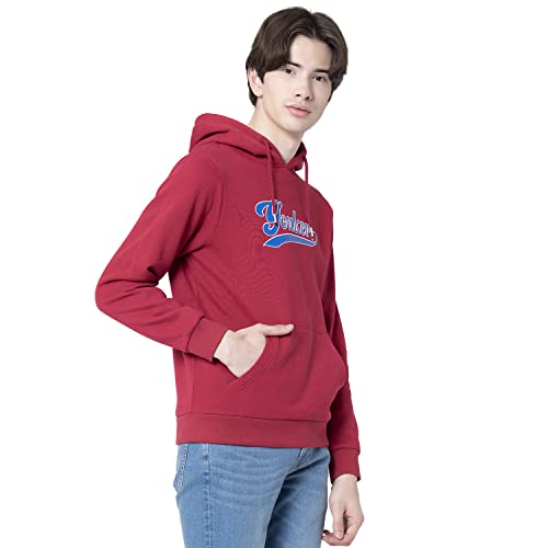 Image of Red Tape Cotton Blend Men Hooded Sweatshirt