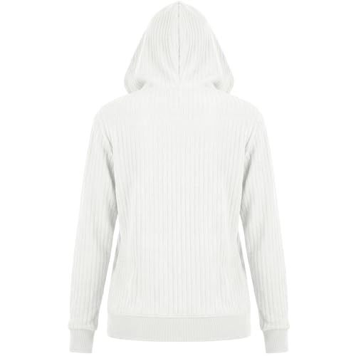 Image of GIVON Women's Lightweight Zip Up Hoodie Brushed Knit Stretchy Fabric Long Sleeve Thin Jackets with Kangaroo Pocket
