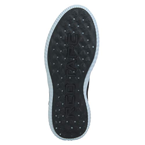 Image of Red Tape Men Black Walking Shoes