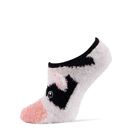 ooohyeah Women’s Animal Mary Janes Sock Slippers, Funny Cute Travel Trip Socks, One Size3