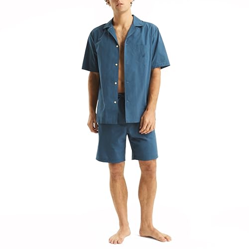 Nautica Men's Sustainably Crafted Poplin Sleep Short3