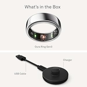 ouraring 3世代 US6 Oura Ring Gen3 Horizon Brushed Titanium - Size 6 OURA HEALTH
