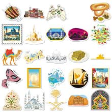 50PCS Middle East Stickers for Bumper,Bike,Laptop,Suitcase,Water Bottle,Notebook,Guitar,Trendy Middle East Buildings Travel Vinyl Sticker,Adults Sticker,Famous Places of Interest Graffiti Decal - Image 3
