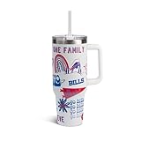 The Memory Company Officially Licensed NFL - Buffalo Bills 40oz Team Spirit Game Day Tumbler