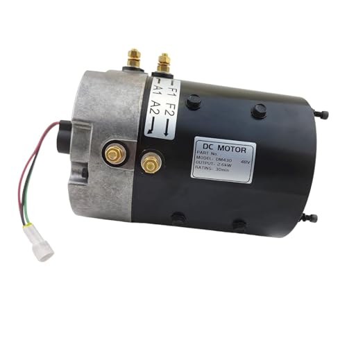 shsiyayh 48V 2.6KW 3.5HP DM430 DC Motor for Yamaha Hitachi Golf Carts G29 Drive DM430