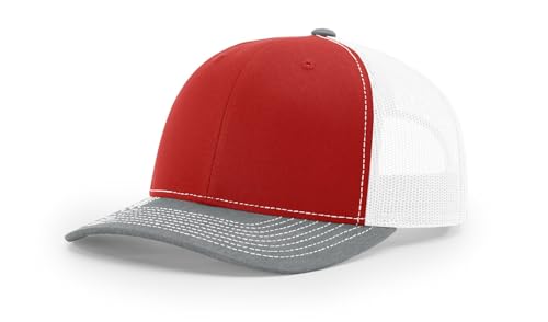 Image of Richardson 112 Trucker Hat - Premium Blank Baseball Cap, Adjustable Snapback Hat - Structured Six Panel Richardson Blank Hats