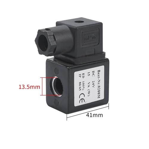 Bobine d'électrovanne à double tension 24V CC et 220V CA