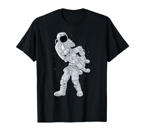 Galaxy BJJ Astronaut Flying Armbar Jiu-Jitsu T-Shirt