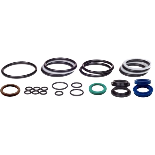 Kit King - Works with Yamaha Tilt Trim Showa Motor Seal Kit 1997 & Up 115225FS Fast Strike Power Trim Tilt, 115HP 150HP 175HP 200HP (Some 225HP 250HP) Showa, 63P-43800-00-4D 64E-43822 and More O-Ring by Kit King USA - Used condition - US$33.82