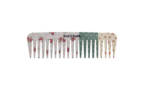 Rock & Ruddle Wide Tooth Comb, Swallows Design