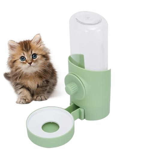 猫と犬用のウォーターボウル、犬用の自動フィーダー,犬のケージ水ディスペンサー - 猫、ウサギ、子犬、その他の動物のための安全で味のない??給餌ツール
