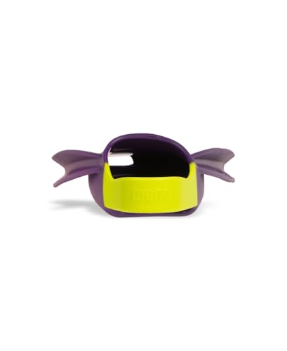 Image of Arena Unisex Adult Powerfin Pro II Swim Training Fins Men and Women Silicone Short Blade Flippers Left-Right Customized, Sizes 4.5-13.5