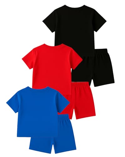 Image of Kuchipoo Marvel Boys Regular Fit Cotton T-Shirts and Shorts Set