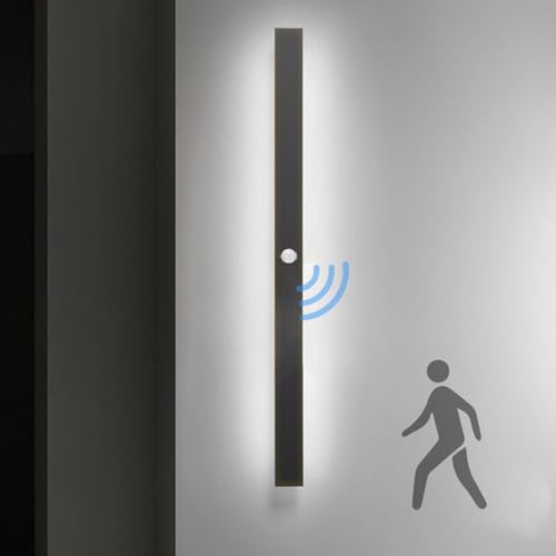 Lámpara de pared con detector de movimiento para escaleras interiores modernas
