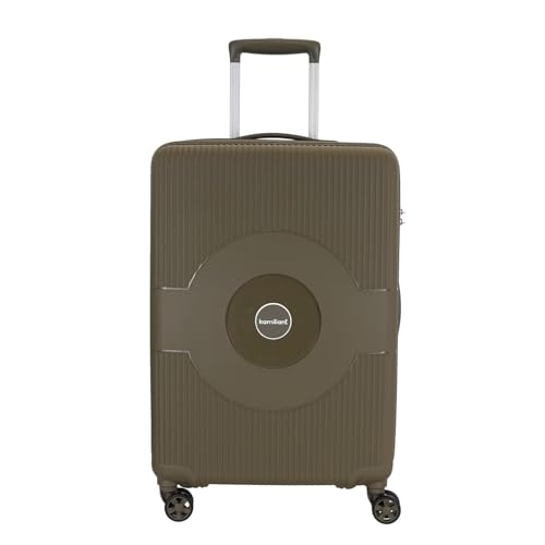 Image of American Tourister Kamiliant Set of 3 Small - 55 Cm, Medium - 68 Cm & Large - 79 Cm Polypropylene Hard 4 Wheeler Spinner Trolley Bag Luggage Trolley (Olive)
