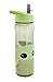 Polar Gear Mandalorian-Kinder-Trinkflasche mit Strohhalm, 600 ml, Polypropylen, offizielles Lizenzprodukt für Schule, Kindergarten, Sport, Picknick, BPA-frei, mit 600 ml Fassungsvermögen, grau/grün
