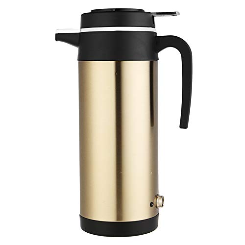 Tetera eléctrica 1200 ml acero inoxidable 12V para auto miniatura 6