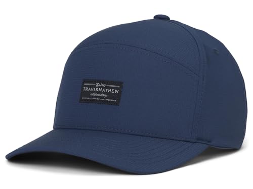TravisMathew Mens Wanderlust Hat Mood Indigo One Size