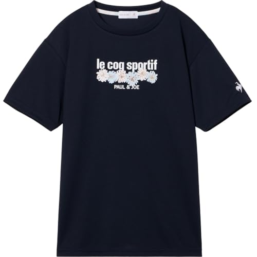 [ルコック] 半袖 機能 Tシャツ ポールアンドジョーコラボ サンスクリーンボックスTシャツ スポーツウェア レディース L レディス ネイビー