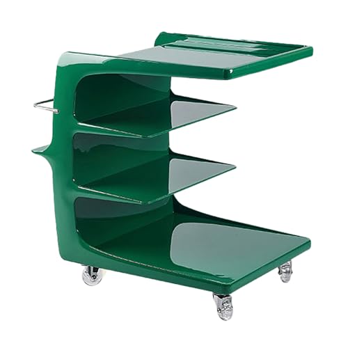 Petmoon サイドテーブル ベッドサイド ワゴン ソファサイド キャスター付き 回転 回転式 収納 多機能 ベビーワゴン 透明 シンプル モダン おしゃれ レトロ 北欧風 インテリア キッチン ドレッサー ネイル キッチンストッカー ドロワー リビング