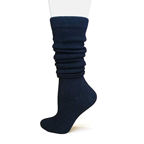 Image of Pure Cashmere Knee High Women Men Unisex Socks, Ideal for Skiing and Casual Wear, Made in Inner Mongolian