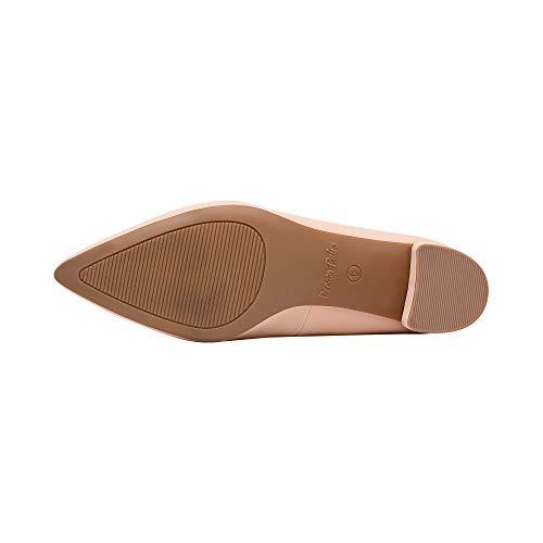 Image of DREAM PAIRS Women's Chunky Low Block Heels | 2 inch Chunky Block Heel, Closed Toe, Comfort Latex Padded Insole, Light TPR Sole, Working, Dress, Wedding Pumps Shoes