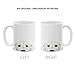 MUGBREW White Labrador Retriever Dog Ceramic Coffee Mug Tea Cup, 11 OZ