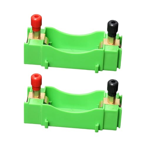 XUZHID Storage Holder?2Pieces Large Magnetic Battery Holder Case Battery Container Box for Physics Experiment and Teaching Demonstration