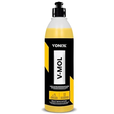 Vonixx V-MOL Car Wash Shampoo 500ml (16.9 fl oz) - Biodegradable pH-Balanced Concentrate for Heavy Dirt, Mud and Grease Removal with Cherry Scent