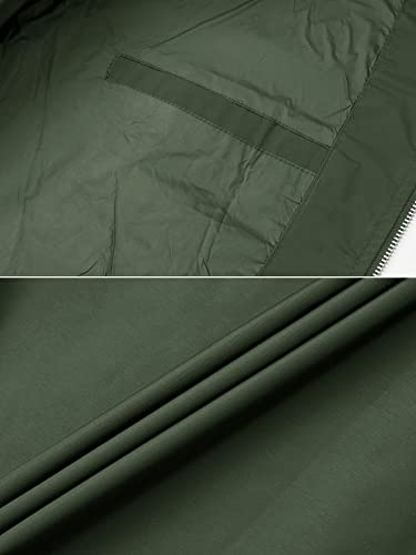 Image of TACVASEN Men's Lightweight Jacket Casual Spring Fall Windbreaker Bomber Zip Up Coat with Pocket