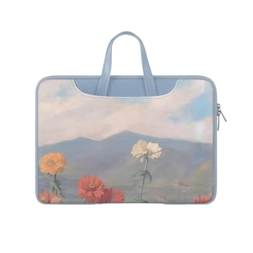 Yinj9562fg Para uso en la oficina El maletín de mano del bolso ordenador portátil gran capacidad 15,6/17 pulgadas puede ser un viaje negocios cruzado Almacenamiento portátil(B,17.3 inches)