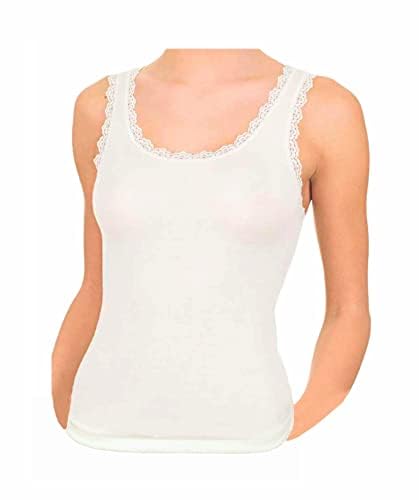 Liabel Lana Seta Offerta 2-3 Pezzi Canotta Intima Spalla Larga 85% Lana 15% Seta Canottiera Intima Donna Top Donna Spalla Larga Maglia Intima Donna 16