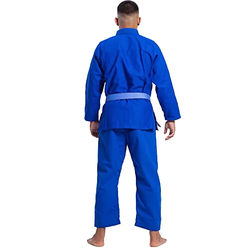 Kimono Jiu Jitsu Atama Trançado Infinity Collab - Azul-A4