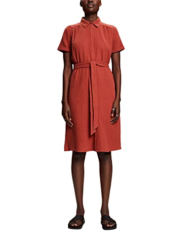 ESPRIT Damen 043EE1E302 Kleid, 805/TERRACOTTA, 40