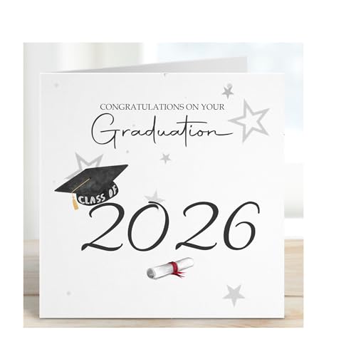 Graduation card congratulations on your graduation well done you did it graduation 2026 class of 2026