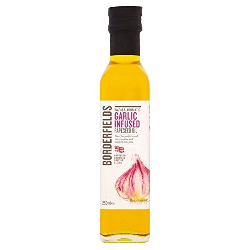 Aceite de Canola prensado en frío con ajo Borderfields 250 ml