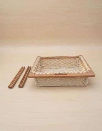 Image of Wicker Basket for Modular Kitchen For Storing Vegetables and Fruits (18 W X 20 L X 4 H (INCHES))