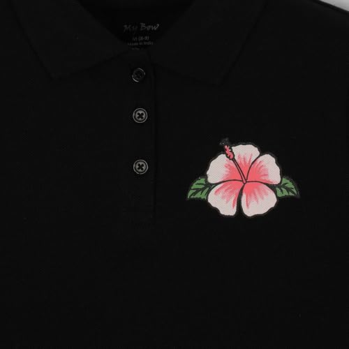 Image of Girls Cotton Polo Tshirts Short Sleeve