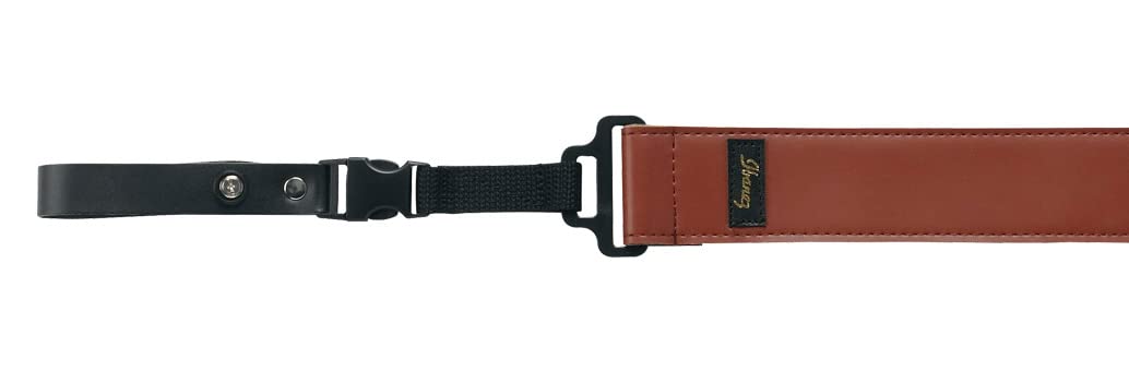 A metal pin and clip on the strap-end makes installation or detachment a snap