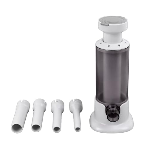 QANYEGN Sausage Stuffer Machine, Manual Vertical Sausage Maker, Manual Sausage Stuffer Meat Filling for Home Kitchen (Brown)
