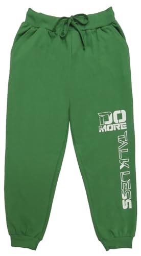 Image of Clothe Funn Boys Regular Track Pant Loop Knit Fabric,(Pack of 2) (5 Years-6 Years, Combo:-8, Orange & Green (Pack of 2))