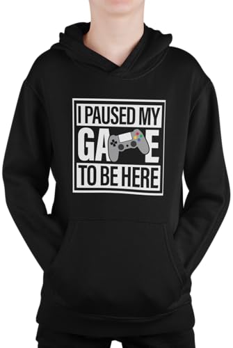 BROOKLYN VERTICAL Boys Sweatshirt Video Gamer Hoodie Gaming Print Pullover with Pockets Fleece S-XL