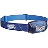 PETZL Tikka Headlamp - Compact 350 Lumen Light with Red Lighting, for Hiking, Climbing, Running, and Camping - Blue