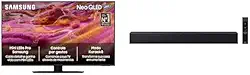 Samsung Vision AI TV 43" NEO QLED 4K QN90F 2025 + Soundbar B-Series HW-B400F 2.0 canais Woofer integrado 2026
