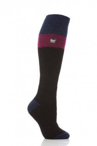 Womens/Ladies Heat Holders Extra Warm Ultimate Thermal Ski Socks (2.3 Tog) (6.5-10.5) (Black)
