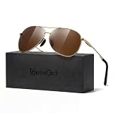 tanmigot Aviator Sunglasses for Men Women, Polarized UV400 Protection Sun glasses, Classic Aviator Sunglasses with Metal Frame for Driving Outdoor Sports