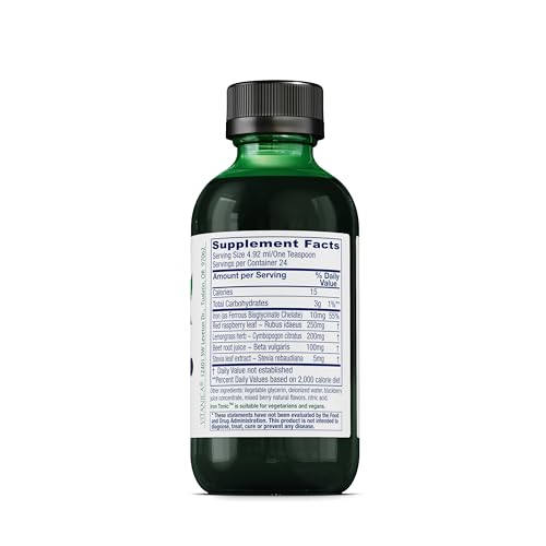 Vitanica Iron Tonic Liquid Supplement