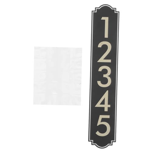 LALAFINA Metal Address Sign Digital Signage for House Door Outdoor Home Office Store Signage House Numbers for Mailbox Weatherproof Address Plaque