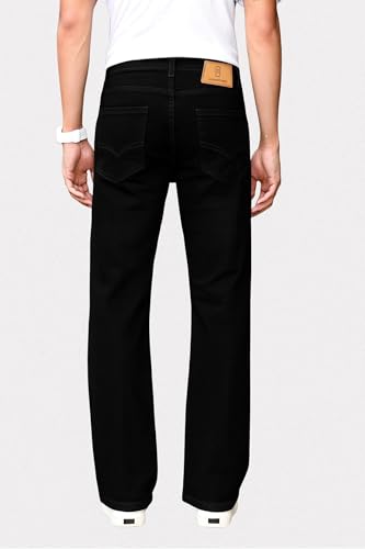 Image of Ben Martin Men's Smart Fit Stretchable Jeans || Mid-Rise Denim Pants with Whisker Wash || Premium Casual Wear Jean for Men || 5 Pocket Jean's for Men's (1)